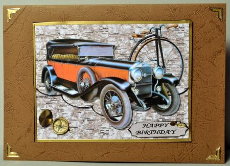 Vintage Traveler Envelope Front Topper by Kristina Norbat