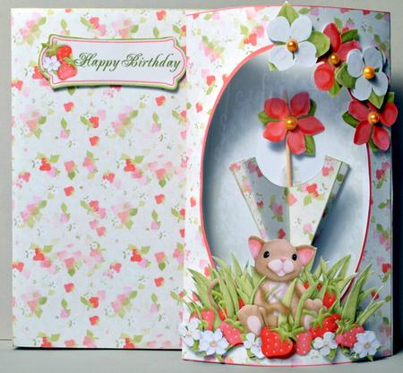 Berry Nice 3D Parasol Pillow Card Kit by Kristina Norbat
