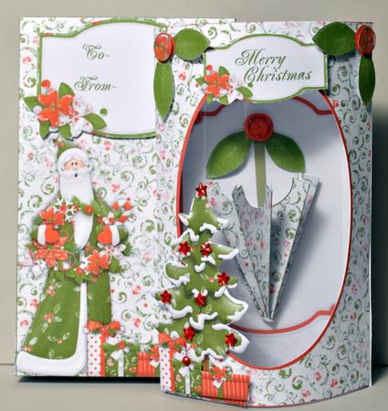 Joys of Christmas 3D Pillow Parasol Pillow Card Kit by Kristina Norbat