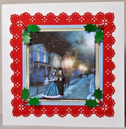 Christmas Winter Scene by Kristina Norbat
