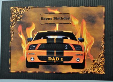 Dad 1 Car with Decoupage by Kristina Norbat