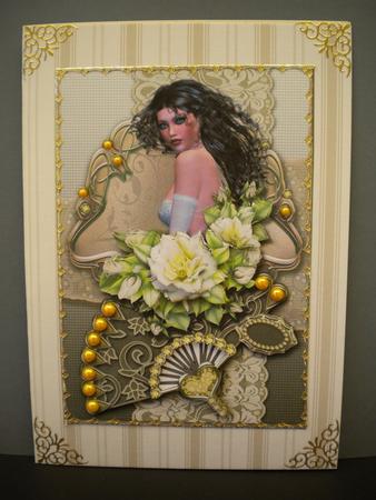 Liberty Cameo Taupe Kit, 6 Pages, Including Decoupage Step by Step by Kristina Norbat