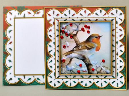 Robin 1 Anglaise Midi Card and Envelope by Kristina Norbat