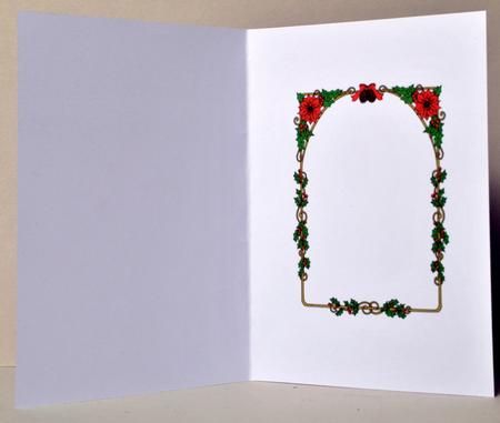 Poinsettia Border Insert by Kristina Norbat