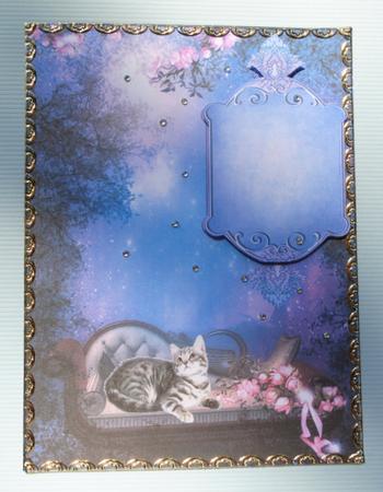 Bereavement Card for a Beloved Cat by Kristina Norbat