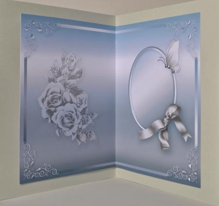 Monochrome Heart and Roses Matching A5 Insert by Kristina Norbat