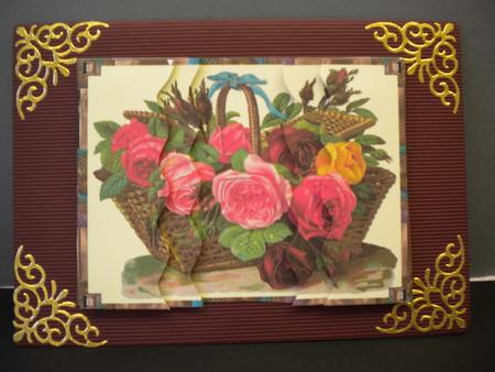 Basket of Roses by Kristina Norbat