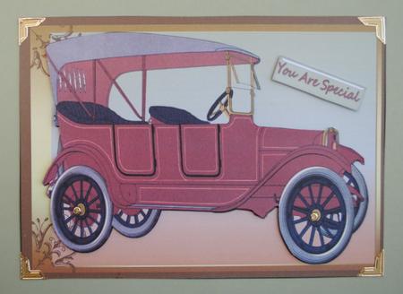 Red Dodge Car Fathers Day by Kristina Norbat