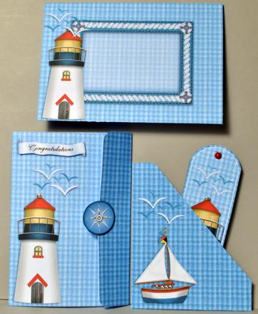 Nautical Journey - Portfolio Card Kit by Kristina Norbat