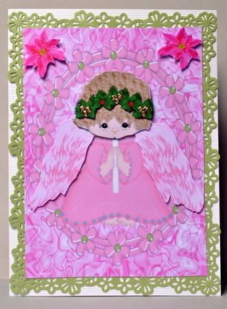 Pretty Pink Christmas Girl by Kristina Norbat