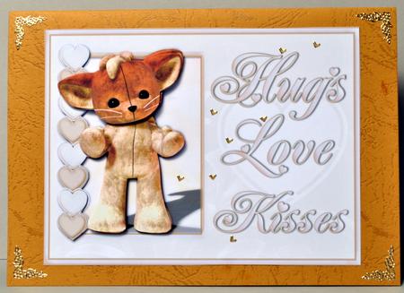 Honey Hugs Decoupage by Kristina Norbat