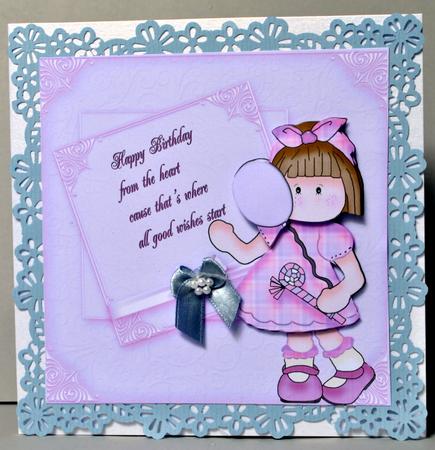 8x8 Pretty Cutie Birthday by Kristina Norbat