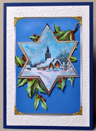 Christmas Star Scene by Kristina Norbat
