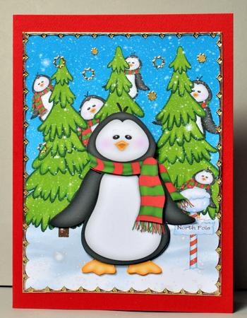 Christmas Hide and Seek Penguins by Kristina Norbat