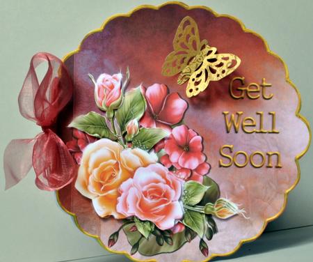 Scalloped Get Well by Kristina Norbat
