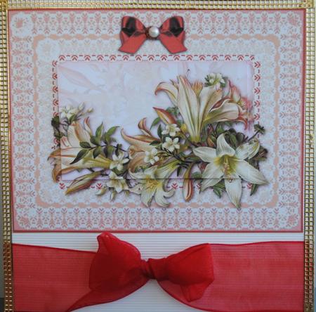 Lilies and Lace - Quick Card by Kristina Norbat