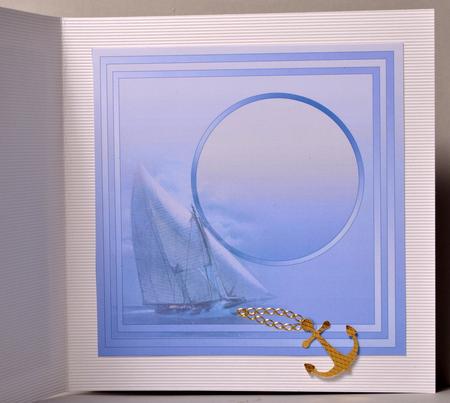 Vintage Sailing - 8in x 8in Insert Plate by Kristina Norbat