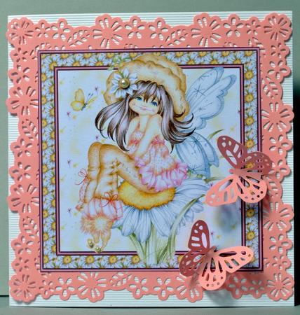 Daisy Fairy 8x8 Topper Sheet by Kristina Norbat