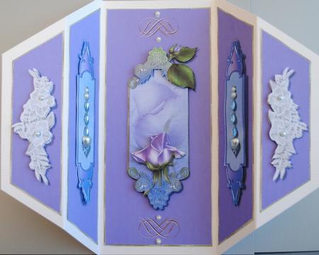 Purple Roses Theatre Card Kit by Kristina Norbat