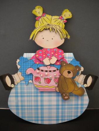 Two for Tea -wobble Card by Kristina Norbat