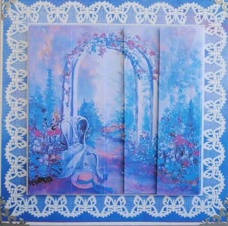 Summer Archway Side Stacker Decoupage Kit by Kristina Norbat
