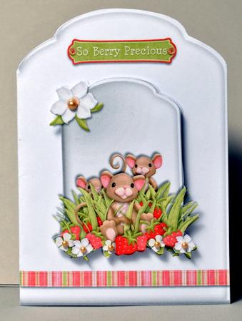 Berry Precious Scalloped Top Quick Card by Kristina Norbat