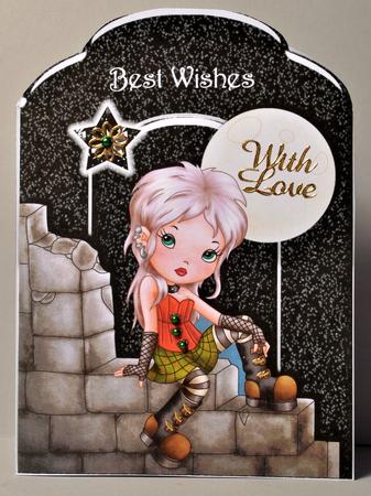 Gothica Scalloped Top Quick Card by Kristina Norbat