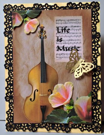 Life is Music Flower by Kristina Norbat