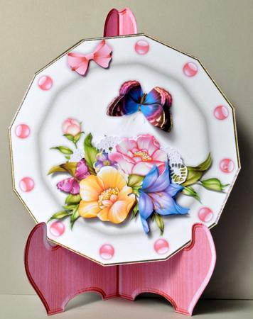 Fabulous Florals Plate Card Kit by Kristina Norbat