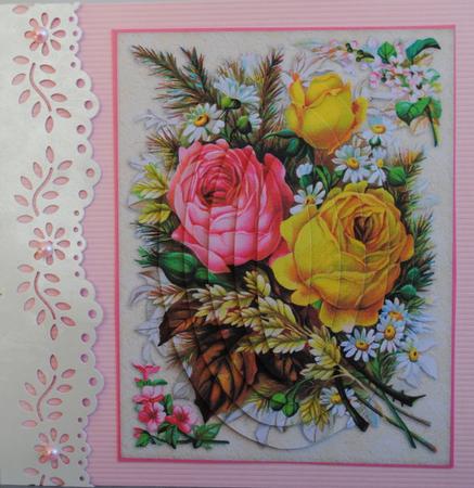 Bouquet of Nature - Pyramid Card by Kristina Norbat