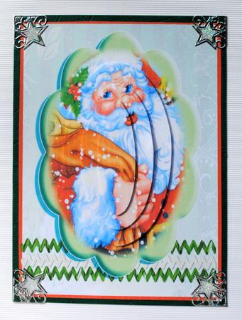 Santa Pyramid Merry Christmas by Kristina Norbat