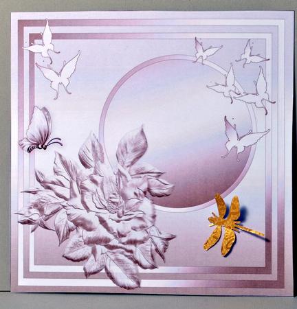 Caramel Roses in a Frame - 8in x 8in Insert Plate by Kristina Norbat