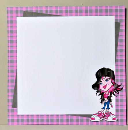Brooklyn Babe -  Female Birthday 8x8 Insert by Kristina Norbat
