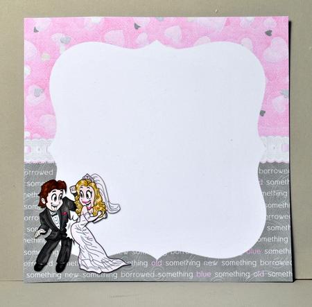 Wedding Dance -  Modern Wedding 8x8 Insert by Kristina Norbat