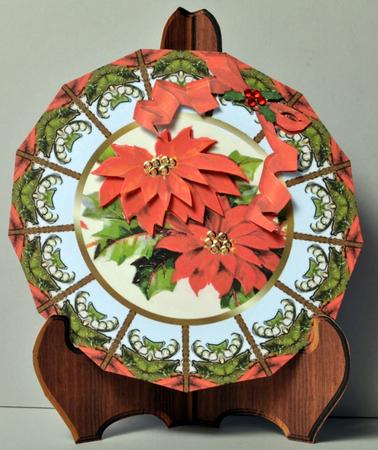 Christmas Pointsettias by Kristina Norbat