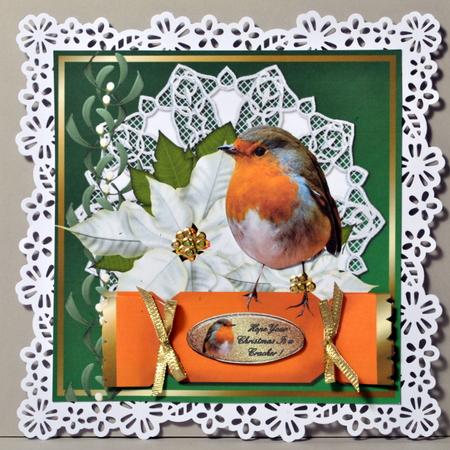 Hope Your Christmas is a Cracker - Robin by Kristina Norbat