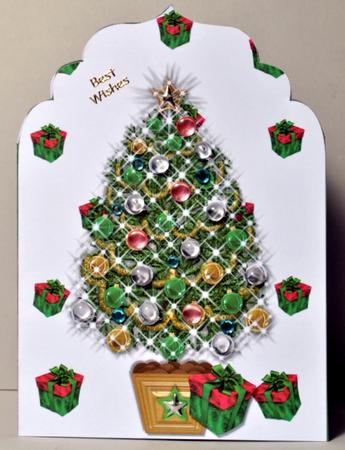 Oh Christmas Tree - Contemporary Quick Card by Kristina Norbat