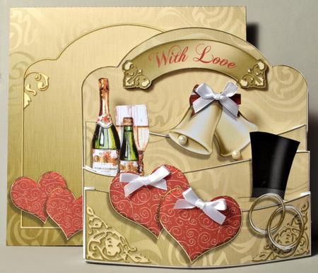 3D Love and Romance Pop Out Card Kit by Kristina Norbat