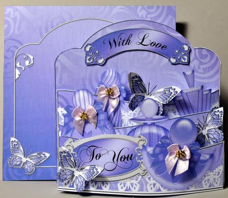 3D Perfume and Butterflies Pop Out Card Kit by Kristina Norbat
