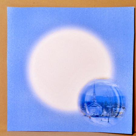 Winter Scene Bauble 8x8 Insert by Kristina Norbat