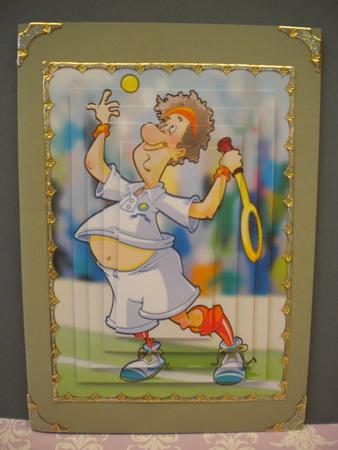 Tennis Dude Pyramid. by Kristina Norbat