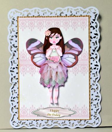 Vintage Doll in Purple by Kristina Norbat