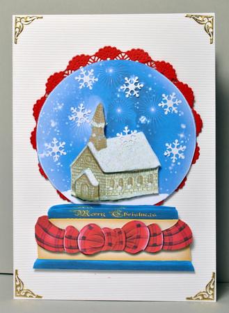 Snowglobe with Church by Kristina Norbat
