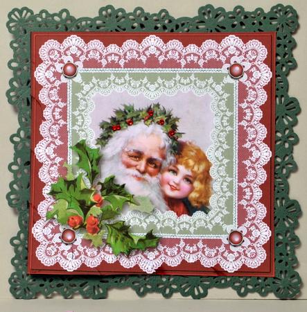 Santa and Child by Kristina Norbat