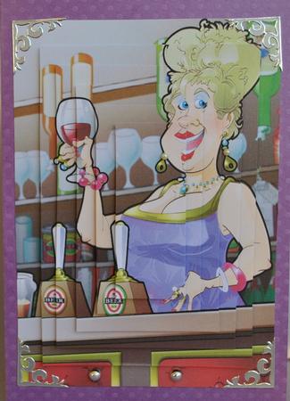 Barmaid of the Year! Pyramid. by Kristina Norbat