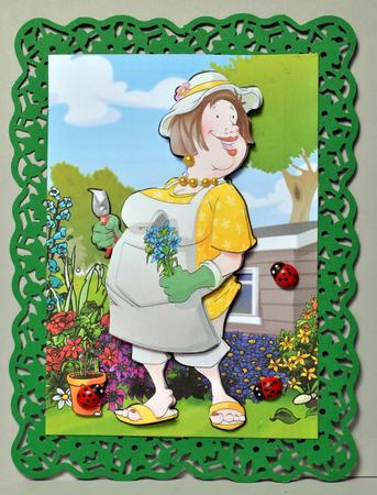 Gardening Lady by Kristina Norbat