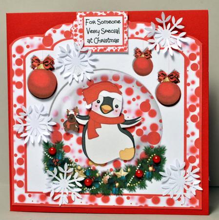 Christmas is Childs Play - Penguin Snow Globe by Kristina Norbat