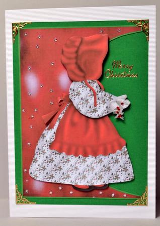 Christmas Inverted Sunbonnet Sue by Kristina Norbat