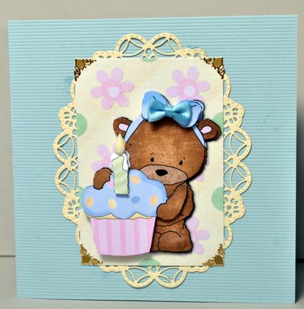 Bailey Birthday Bear 2 by Kristina Norbat