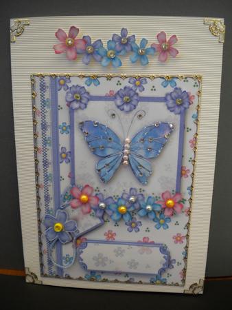 Spring Meadow - Decoupage Card by Kristina Norbat